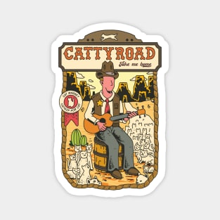 catty road Magnet