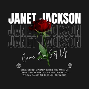 Janet Jackson // Flower T-Shirt