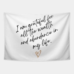 Grateful for abundance Tapestry