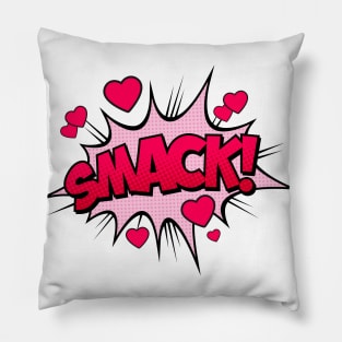 Smack Comic Text Pillow