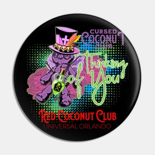 Cursed Coconut Club at the Red Coconut Club in Orlando Florida Pin