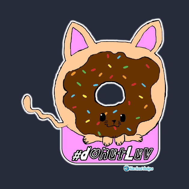 Donut Love Kitty by Blue Donut by BlueDonutDesigns