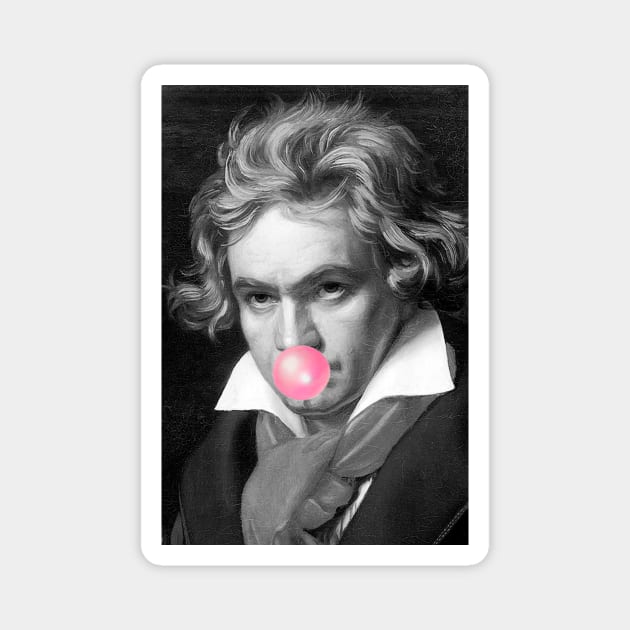Ludwig van Beethoven Magnet by TheMusicophile