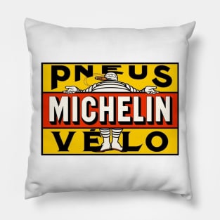 michelin velo vintage Pillow