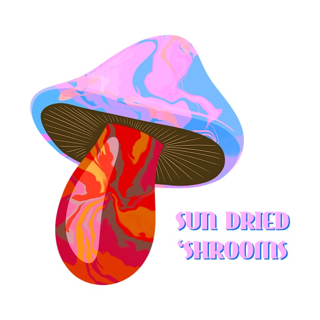 Sun Dried Shrooms - Single Dose by AllJust Tees