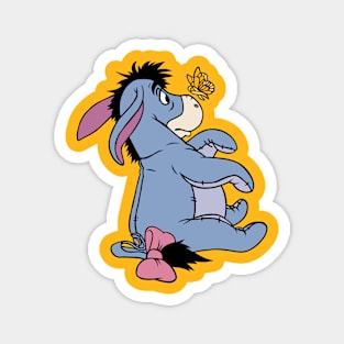 Donkey with Awareness Ribbon Awareness Ribbon (Yellow) Magnet