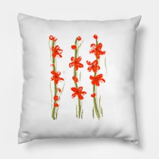 Oil flowers Pillow