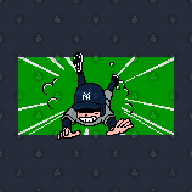 8-Bit Baseball Slide - New York by The Pixel League