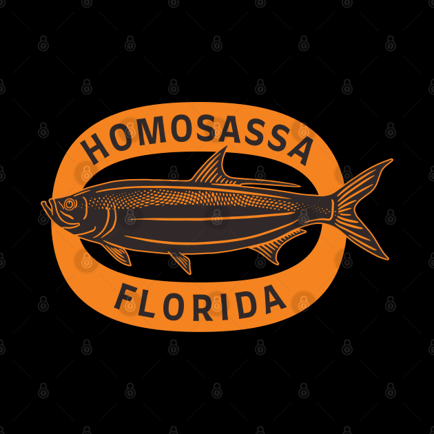 Homosassa Florida Tarpon Fishing by Eureka Shirts