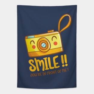 Smile !! You're in front of me ! Tapestry