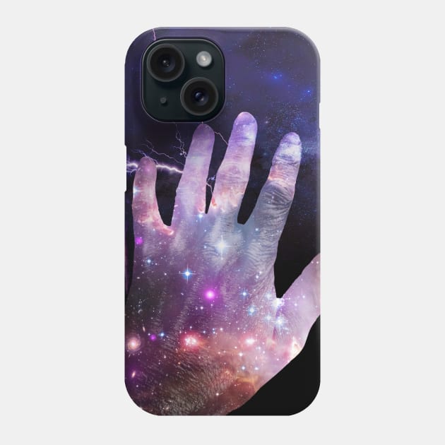 Hand Double Exposure Phone Case by DyrkWyst