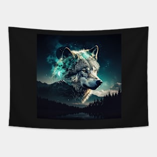 Wolf - The Mountain Protector Tapestry