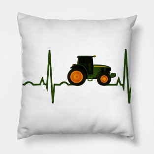 Tractor Farmer Pillow