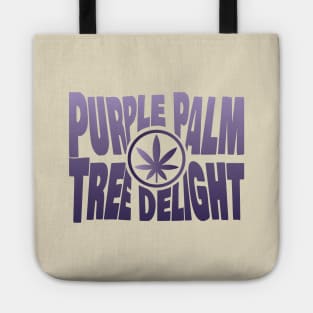 Purple Palm Tree Delight Tote