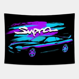 90s Jazz Toyota Supra Tapestry