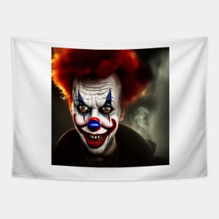 Evil Clown Tapestry