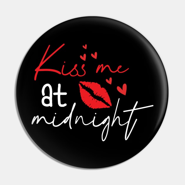 Kiss Me At Midnight Pin by MZeeDesigns