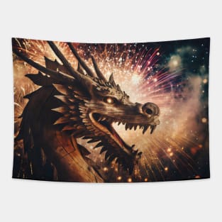 the year of wooden dragon Tapestry