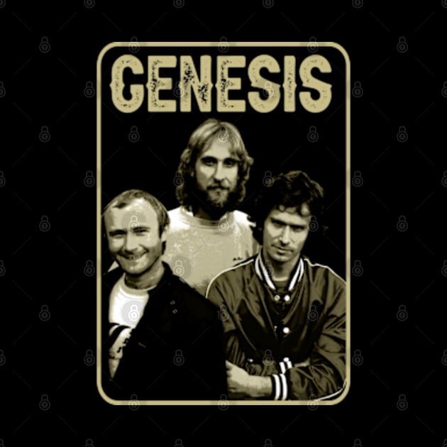 The Musical Box Moda Genesis Band Tees, Unlock a Pandora's Box of Progressive Rock Style by Zombie green