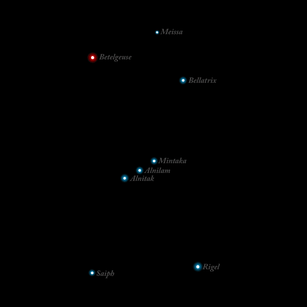 Constellation Orion by GloopTrekker