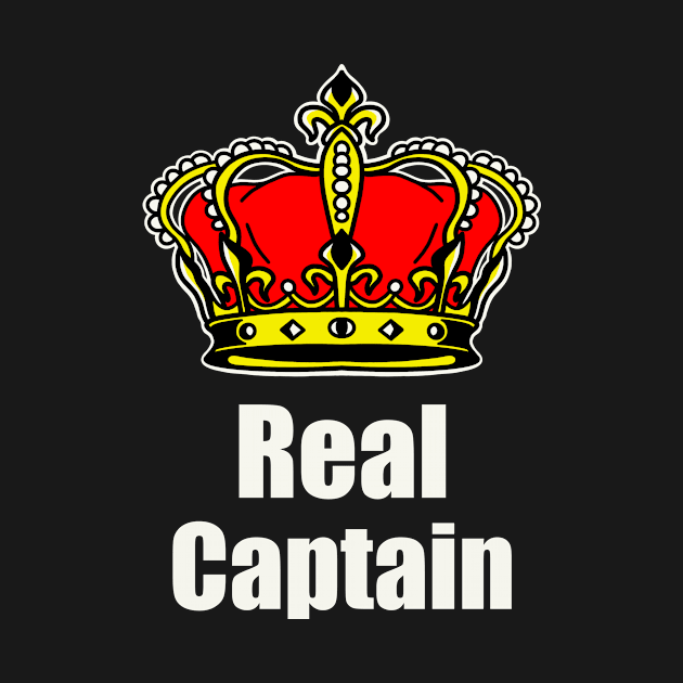 Real Captain King and Queen Matching Couple Shirts Couple T-shirt Sayings Funny Matching T-shirts For Couples by aditchucky