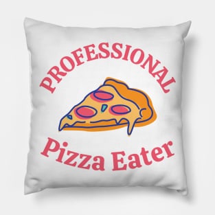 professional pizza eater Pillow