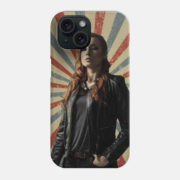 Becky Lynch Phone Case by LivingCapital 