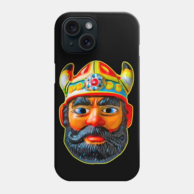 Viking King Mask Phone Case by TJWDraws