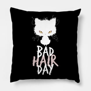 Bad Hair Day Cat Pillow