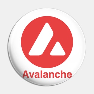 Avalanche Coin Cryptocurrency AVAX crypto Pin