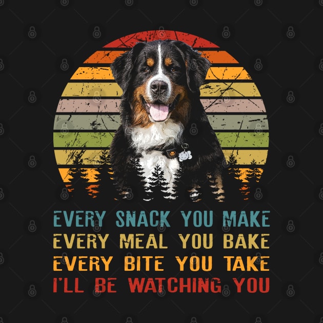 Tail Tales Bernese I'll Be Watching You Tee Extravaganza by Beetle Golf