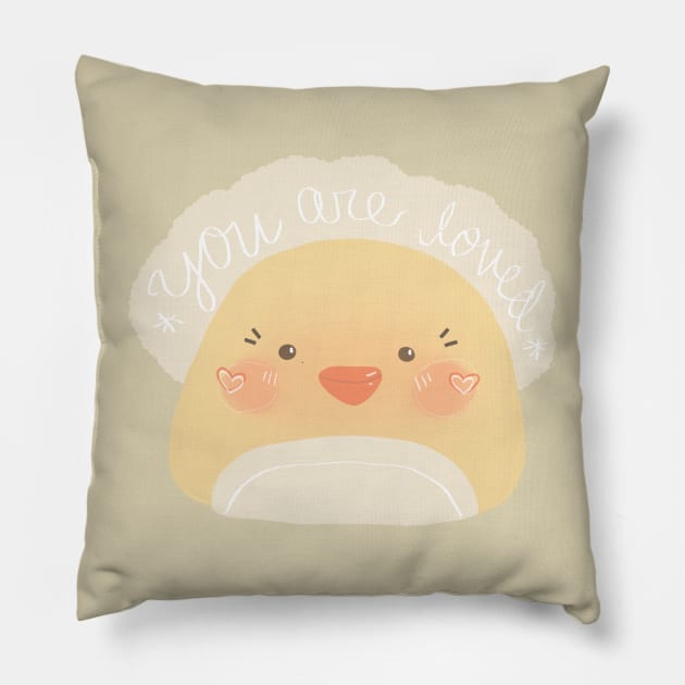 You Are Loved Pillow by aaalou