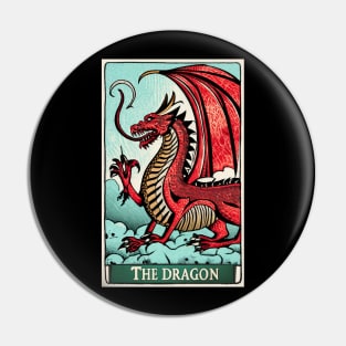 The Welsh Dragon Tarot Card Pin