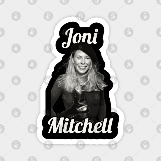 Joni Mitchell / 1943 Magnet by glengskoset