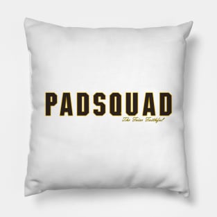 PAD SQUAD (Brown & Gold) Pillow