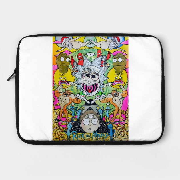 rick and morty laptop case