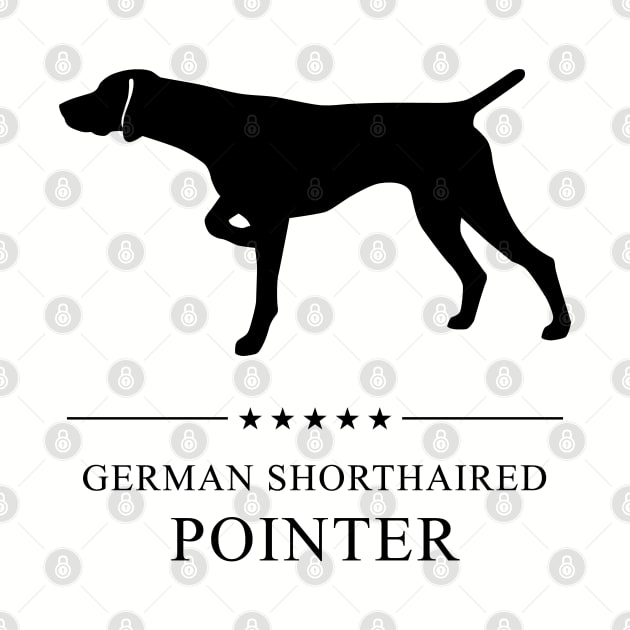 German Shorthaired Pointer Black Silhouette by millersye