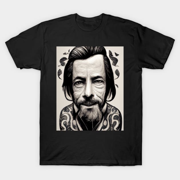 Alan Watts Painting by MRHaZaRD on DeviantArt