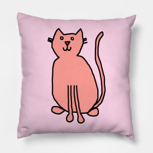 Rose Cat Pillow