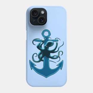 Anchor and octopus Phone Case