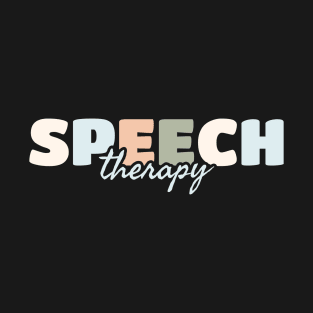 Speech Therapy - Groovy Color T-Shirt