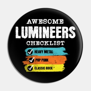 Awesome Luminer checklist Pin