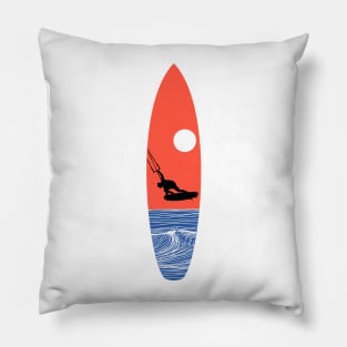 Kiteboarder colour Pillow