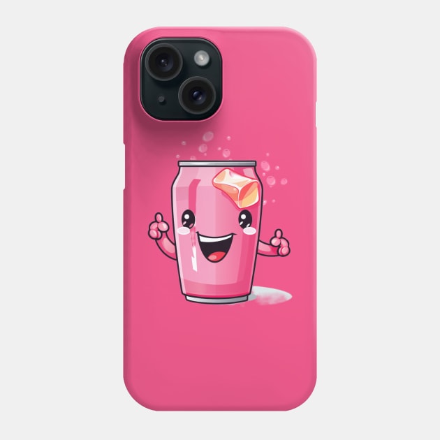 Soft drink cute T-Shirt Phone Case by nonagobich