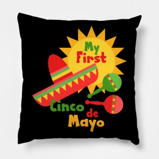 My First Cinco de Mayo Pillow