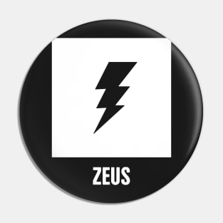 Zeus | Greek Mythology God Symbol Pin