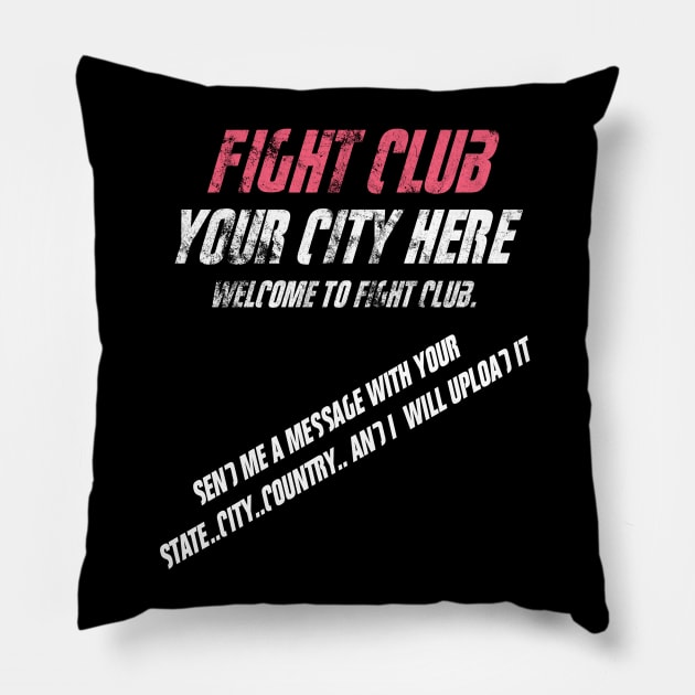 Fight Club Pillow by Clathrus