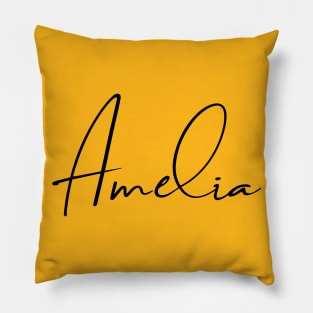 Amelia name Pillow