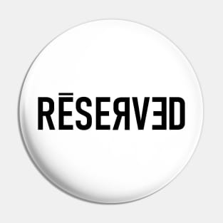 Reserved for Bad Guy Billie Pin