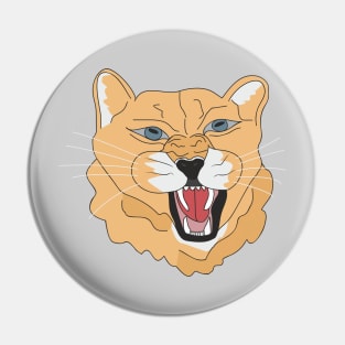 Face Lion Pin